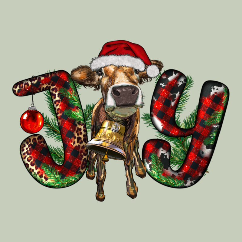 Christmas Joy With Heifer Ladies Tee by RanaPortraitStore | Teevron