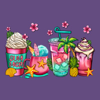 Summer Coffee Cups Vintage Hoodie | Teevron
