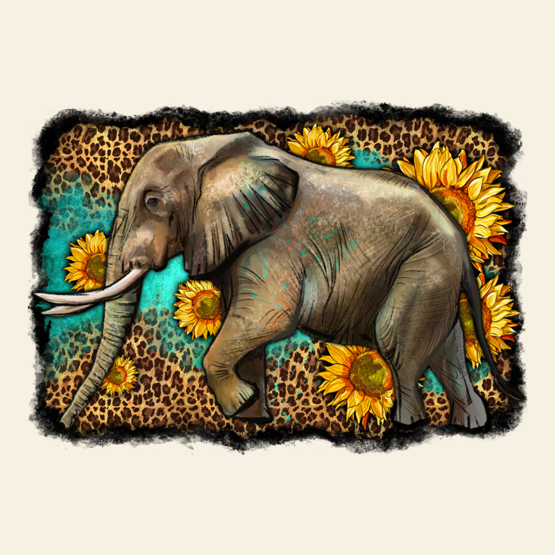 Western Sunflowers Elephant Vintage Tee by LillyAllenDesigns | Teevron