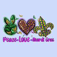 Peace Love Mardi Gras Urban Heavy Tee | Teevron