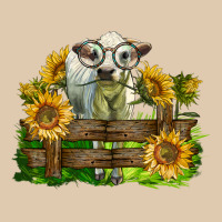 Charolais Heifer With Sunflowers Heavyweight Sweatshirt | Teevron