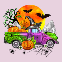 Halloween Farm Truck Ladies Tee | Teevron