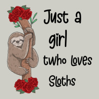 Just A Girl Who Loves Sloths Heavyweight Hoodie | Teevron