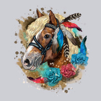 Haflinger Horse Floral Heavyweight Sweatshirt | Teevron