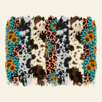 Cowhide Leopard Gemstone Brushstroke Vintage Tee | Teevron
