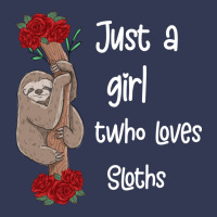 Just A Girl Who Loves Sloths Heavyweight Hoodie | Teevron