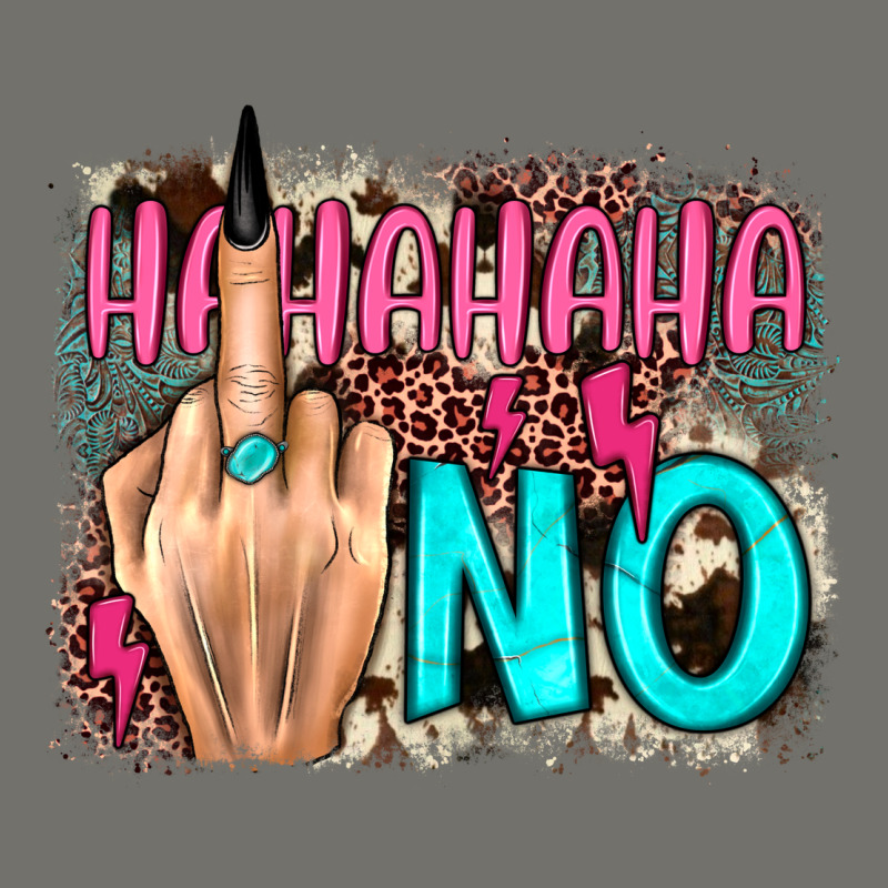 Hahahaha No Leopard Cowhide Premium Hoodie by JahusDesignShop | Teevron