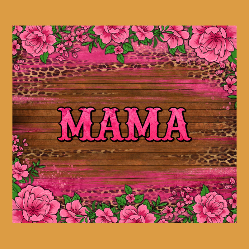 Floral Leopard Mama Tumbler Urban Heavy Tee by BarkalooDesign | Teevron