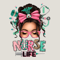 Afro Messy Bun Nurse Life Heavy Core Tee | Teevron