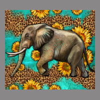 Western Sunflowers Elephant Vintage Tee | Teevron