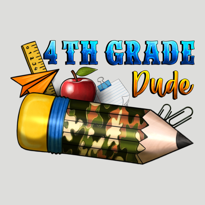 4 Th Grade Dude Zipper Hoodie by BundleAndBundleShop | Teevron