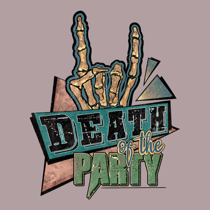 Death Of The Party White Vintage Hoodie by JahusDesignShop | Teevron