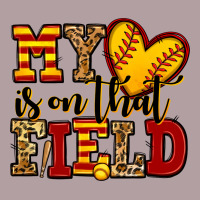 My Heart Is On That Field Softball Vintage Hoodie | Teevron