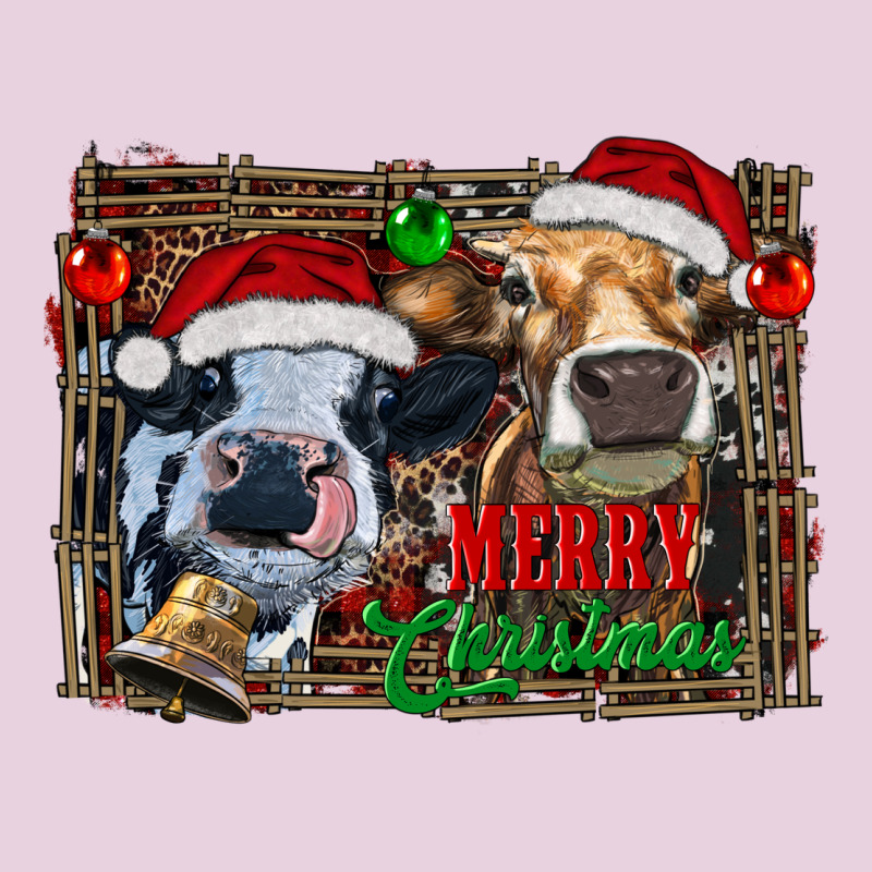 Merry Christmas Heifers Ladies Tee by RanaPortraitStore | Teevron
