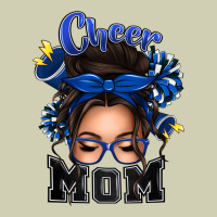 Cheer Mom Messy Bun Heavy Core Tee | Teevron