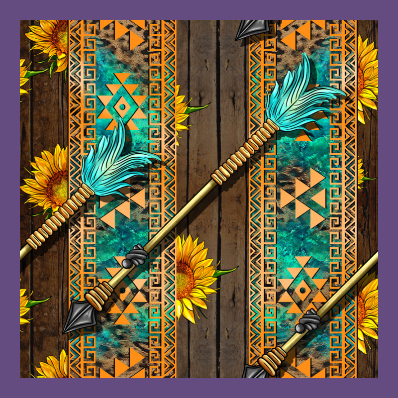 Aztec And Sunflowers Vintage Hoodie by BundleAndBundleShop | Teevron
