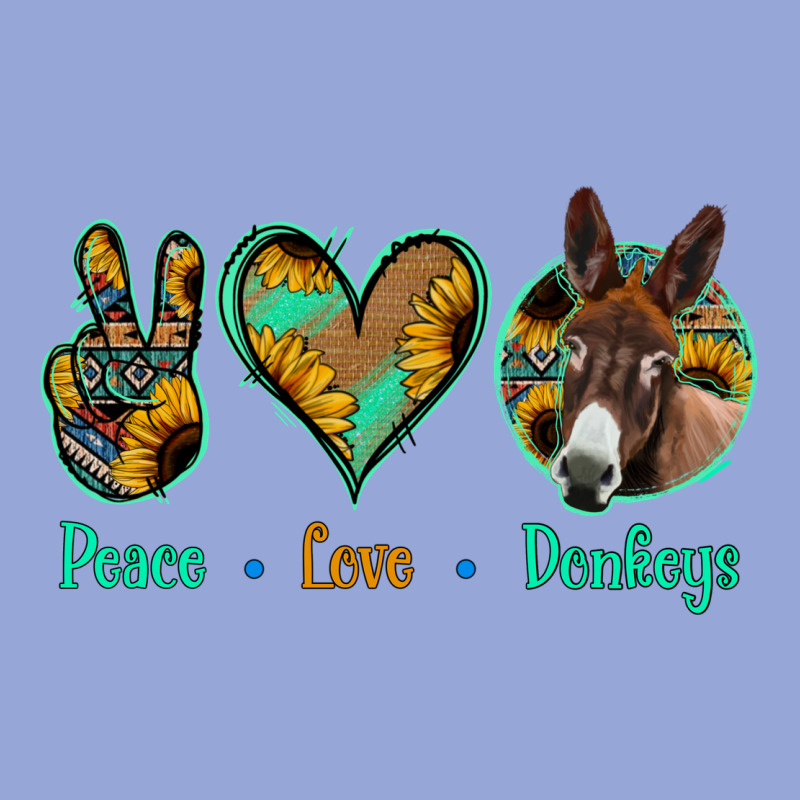 Peace Love Donkeys Classic Tee by Jasminsmagicworld | Teevron