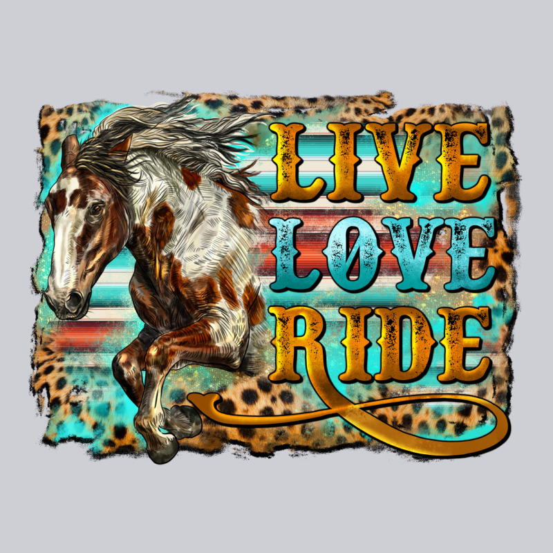 Live Love Ride Horse Heavyweight Sweatshirt by LillyAllenDesigns | Teevron