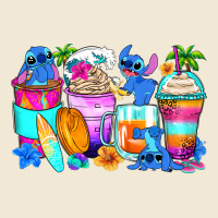 Stitch Summer Coffee Cups Ladies Tee | Teevron