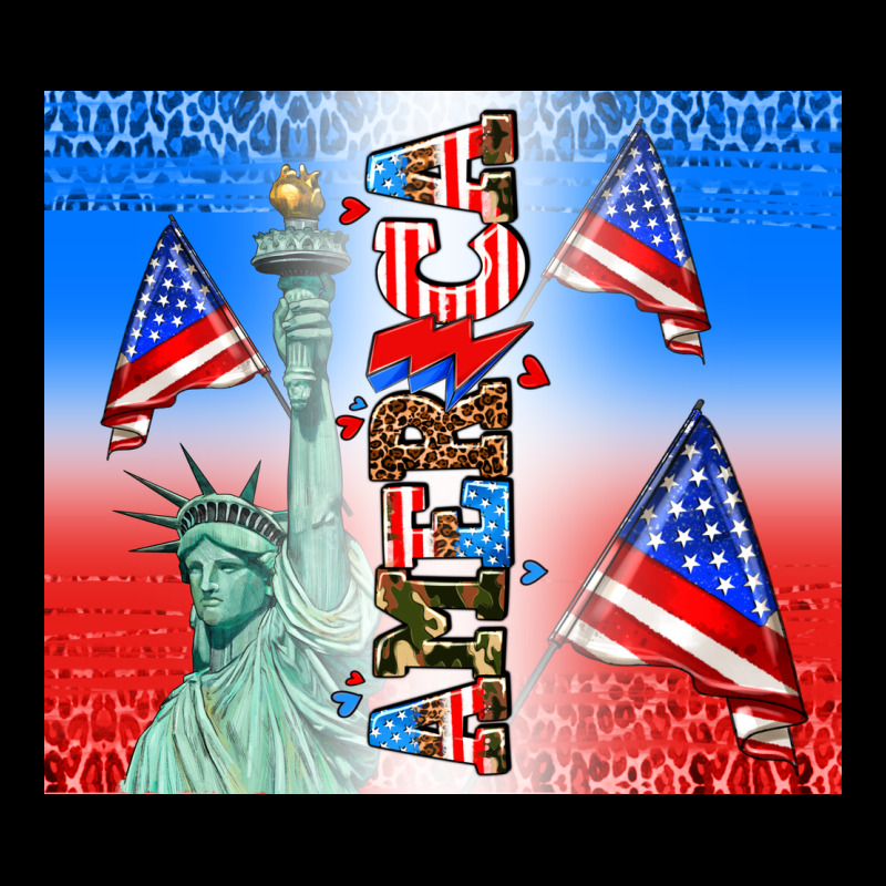 American Flag  And America Premium Tee by AdoDesignShop | Teevron