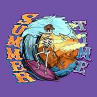 Summer Time Skeleton Surfing Premium Sweatshirt | Teevron