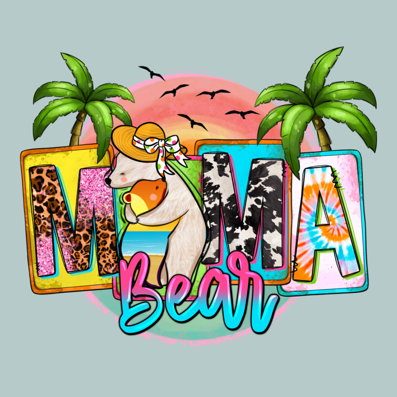 Mama Bear Summer Heavy Core Tee by Zillion Design Studio | Teevron