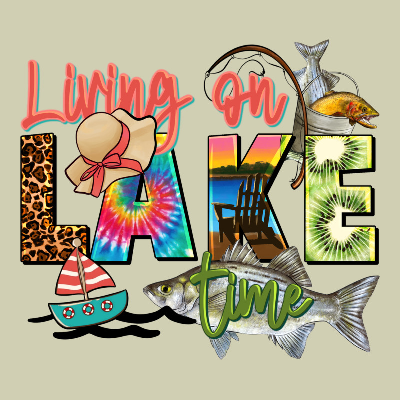 Living On Lake Time Heavy Core Tee by Zillion Design Studio | Teevron