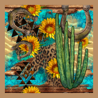 Horseshoe And Cactus Vintage Hoodie | Teevron