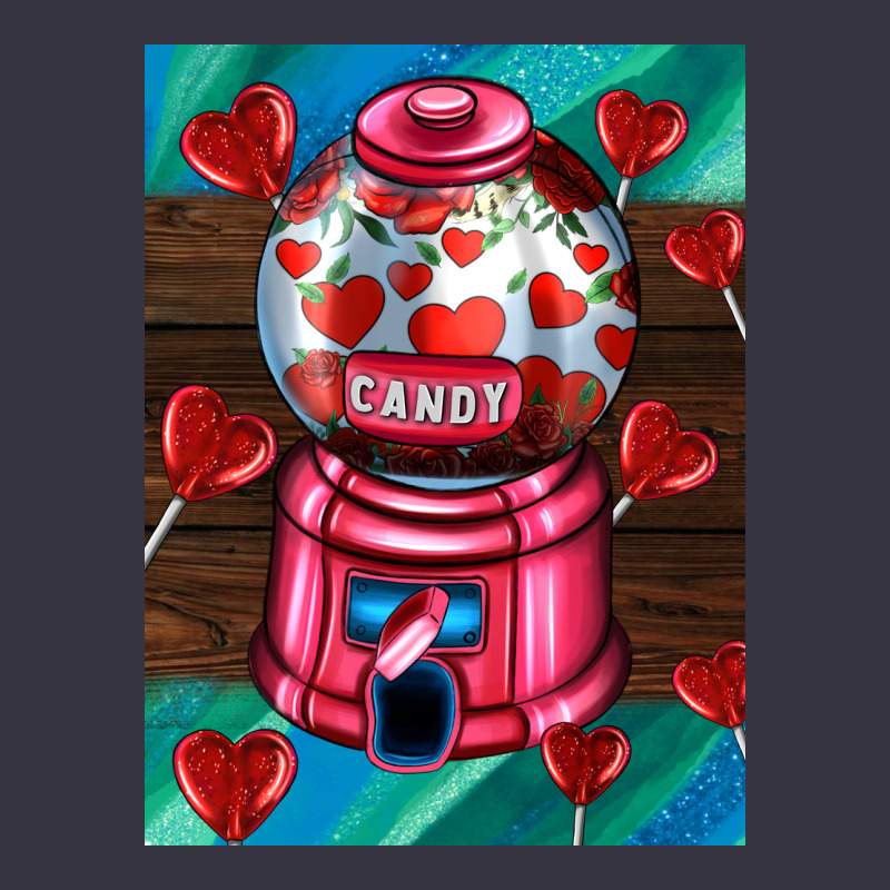 Candy Machine  With Heart Candies  Air Vintage Hoodie by AdoDesignShop | Teevron