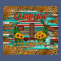 Camping Is My Happy Place Vintage Hoodie | Teevron