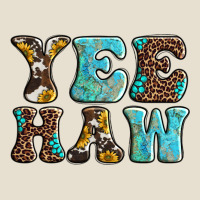 Western Sunflowers Turquoise Leopard Yee Haw Urban Heavy Tee | Teevron