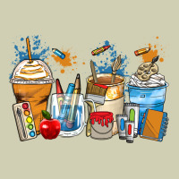 Art Teacher Coffee Cups Heavy Core Tee | Teevron