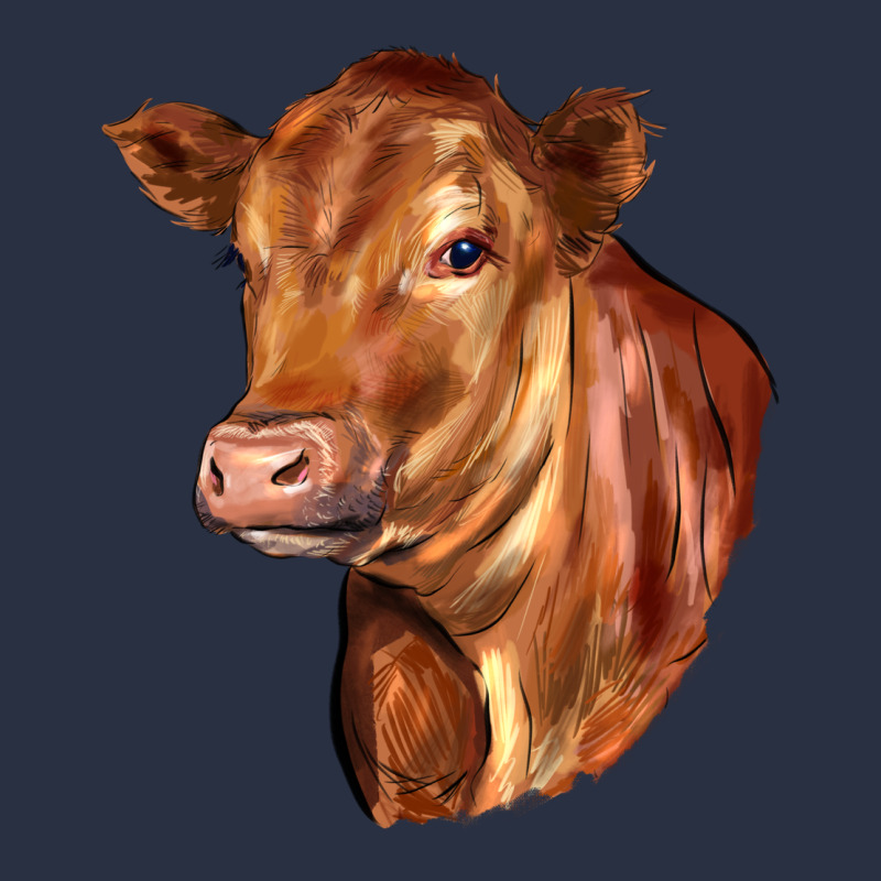 Red Angus Cattle Cow Heavyweight Sweatshirt by LillyAllenDesigns | Teevron