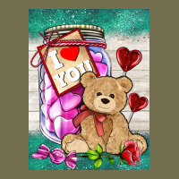 Candy Jar With Bear  Air Vintage Hoodie | Teevron