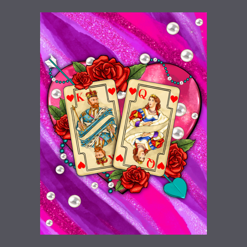 Playing Cards With Pearls And Glitter Air Vintage Hoodie by AdoDesignShop | Teevron
