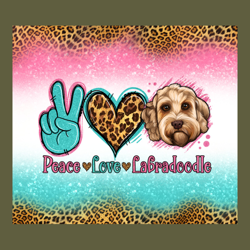 Peace Love Labradoodle Vintage Tee by Jasminsmagicworld | Teevron
