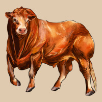 Red Angus Bull Heavyweight Sweatshirt | Teevron