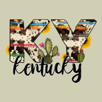 Kentucky State Cowhide Serape Cactus Heavy Core Tee | Teevron