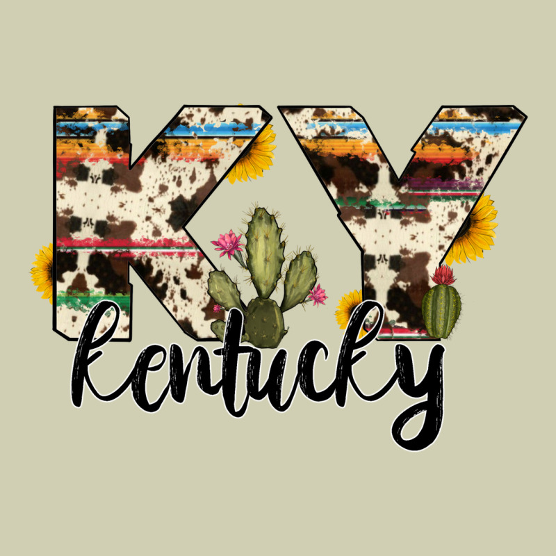 Kentucky State Cowhide Serape Cactus Heavy Core Tee by RanaPortraitStore | Teevron