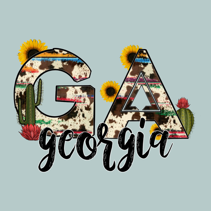 Georgia State Cowhide Serape Cactus Heavy Core Tee by RanaPortraitStore | Teevron