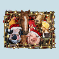 Christmas Farm Animals Ladies Tee | Teevron