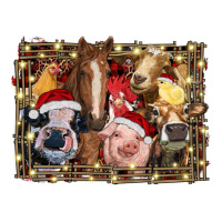 christmas farm animals | Teevron