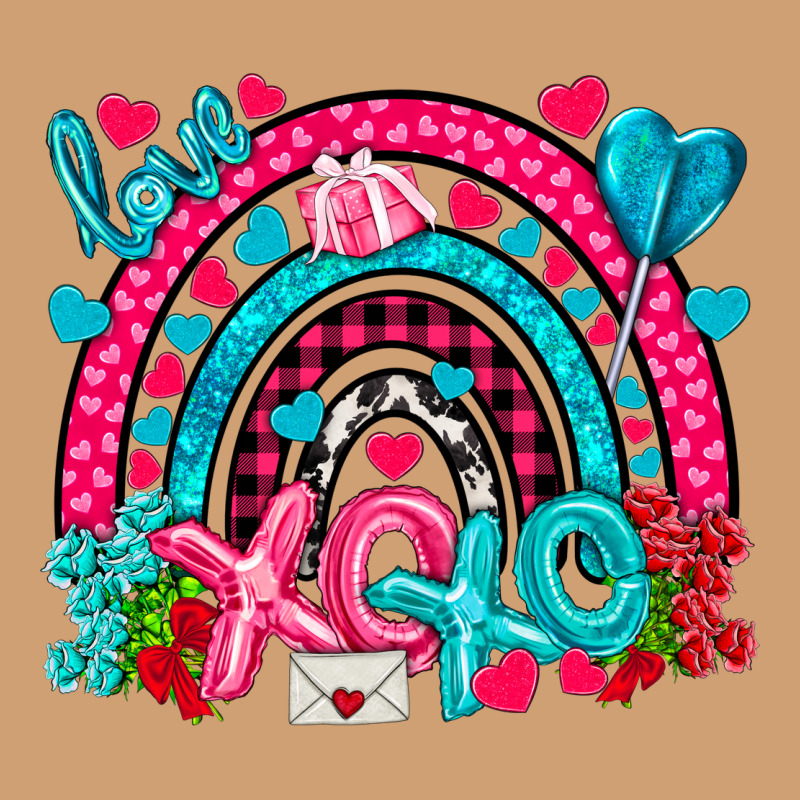 Xo Xo Rainbow Valentine Vintage Tee by NancyCooperArtShop | Teevron