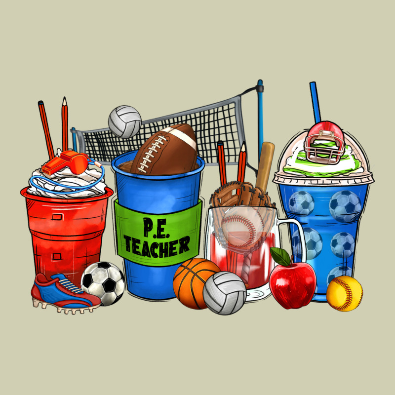 P.e. Teacher Coffee Cups Heavy Core Tee by Zillion Design Studio | Teevron