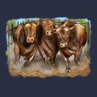 3 Red Angus Bulls Heavyweight Sweatshirt | Teevron