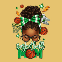Basketball Mom Afro Messy Bun Premium Sweatshirt | Teevron