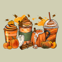 Pumpkin Spice Latte Coffee Cups Heavy Core Tee | Teevron