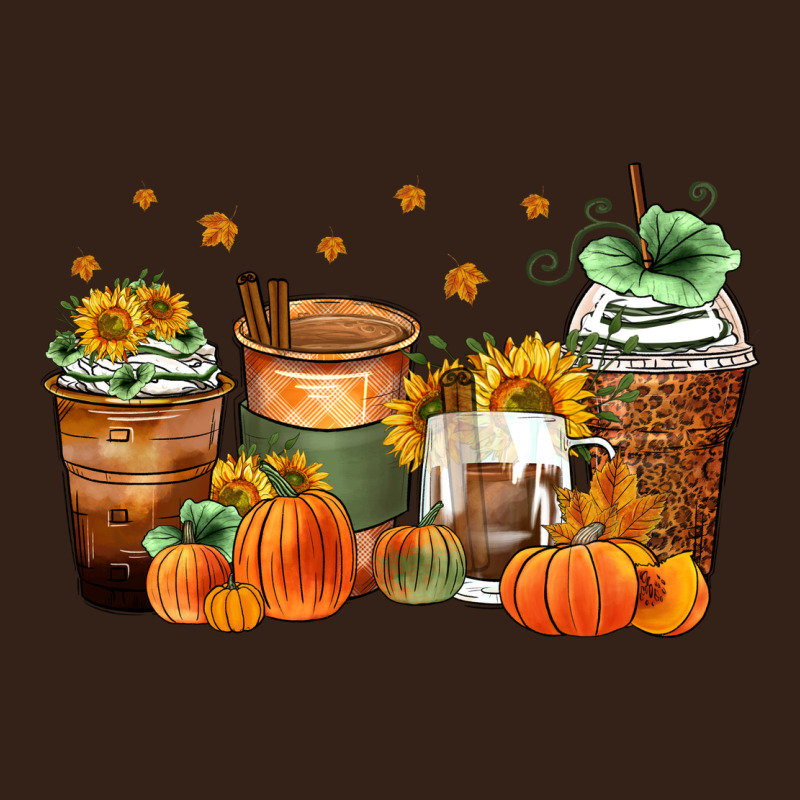 Fall Coffee Cups Heavy Core Tee by Zillion Design Studio | Teevron