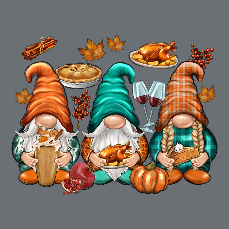 Thanksgiving Gnomes Premium Hoodie by NancyCooperArtShop | Teevron