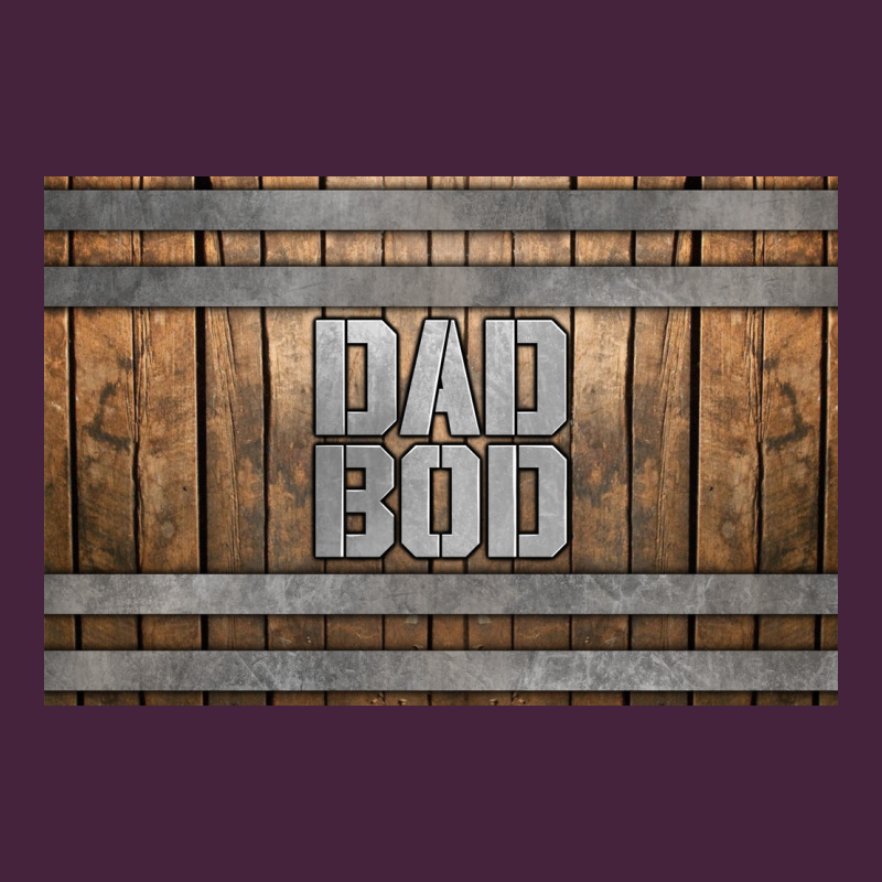 Dad Bod Whiskey Barrel Skinny Metal Can Holder Premium Tee by HRA Design Shop | Teevron
